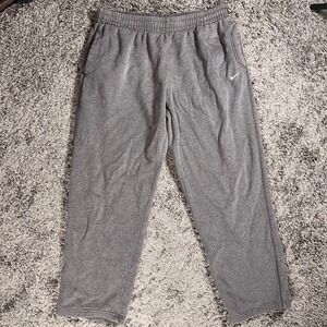 Vintage‎ Nike 2009 XXL men's sweatpants gray with white embroidered swoosh 2x